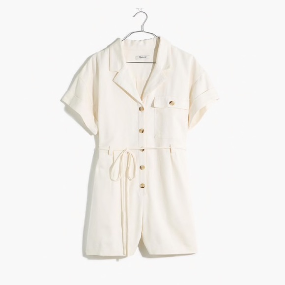 Madewell Belted Safari Romper - Picture 4 of 8